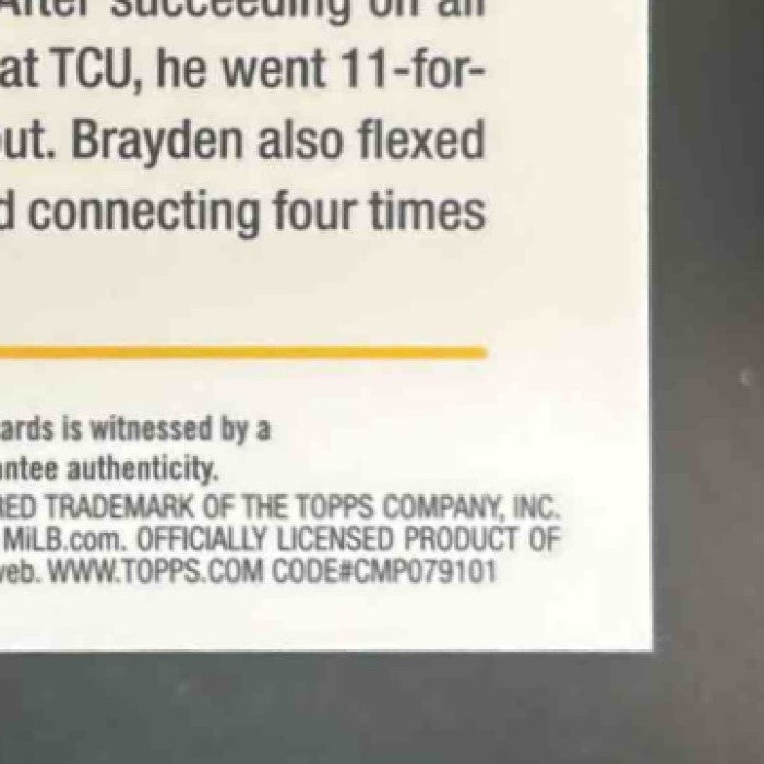 2024 Topps Pro Debut Brayden Taylor Chrome Auto Gold Mini-Diamond /50 #PDC-85 - Sports Cards