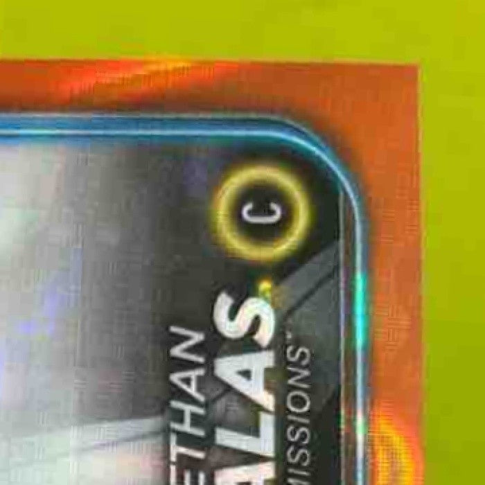 2024 Topps Pro Debut Ethan Salas Chrome Auto Orange Lava Refractor 8/25 #PDC-153 - Sports Cards