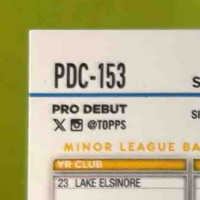 2024 Topps Pro Debut Ethan Salas Chrome Blue Refractor 134/150 #PDC-153 - Sports Cards