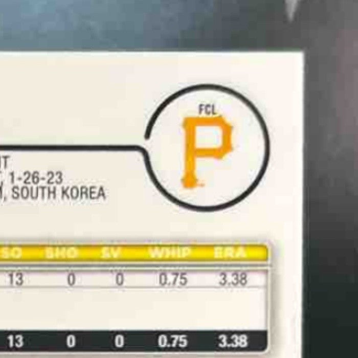 2024 Topps Pro Debut Jun-Seok Shim Chrome Aqua /75 #PDC-59 - Sports Cards