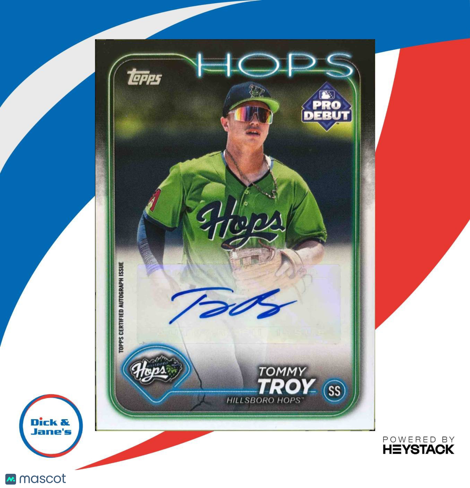 2024 Topps Pro Debut Tommy Troy Auto #PD-166 - Sports Cards