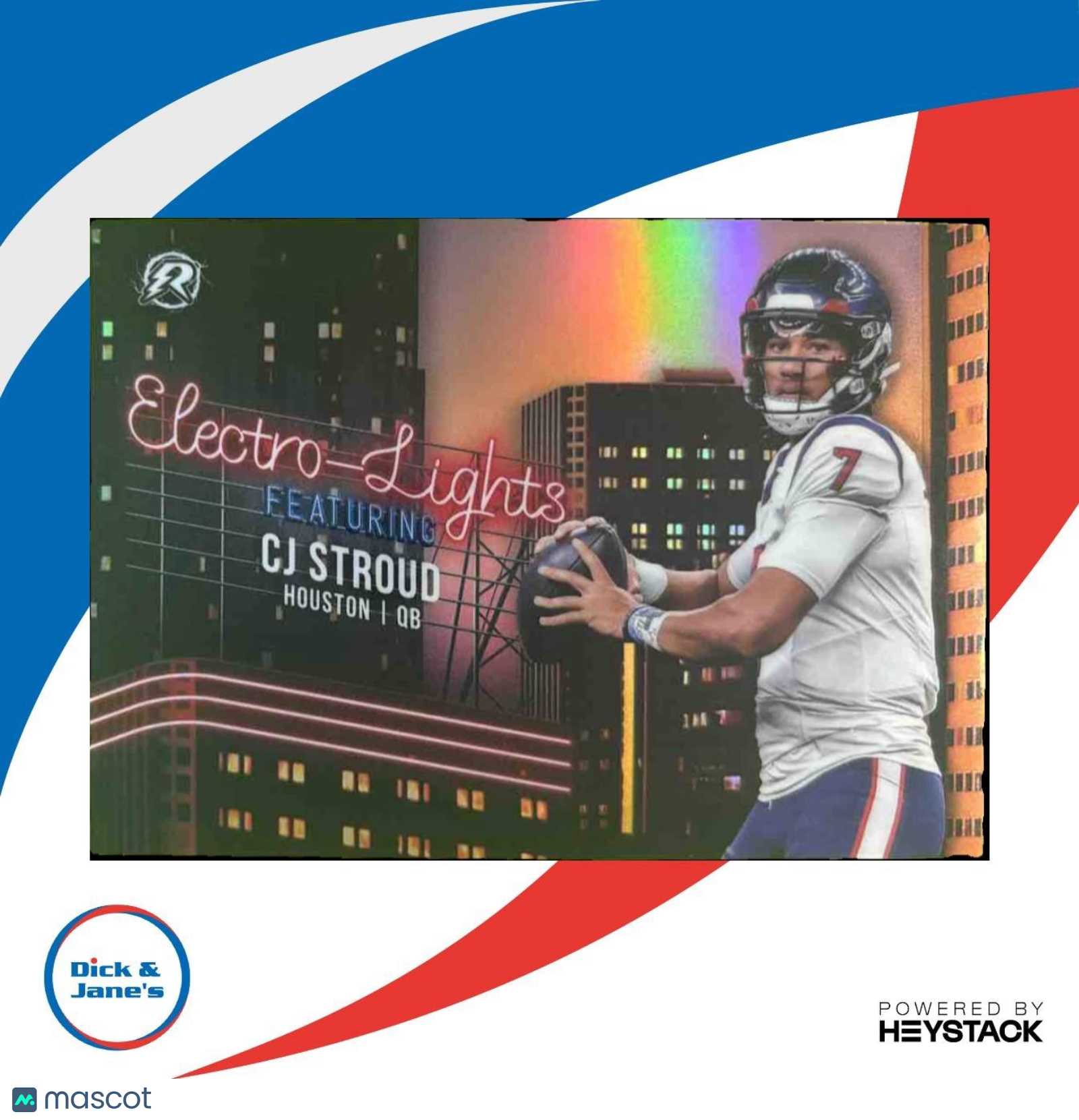 2024 Topps Resurgence CJ Stroud Electro-Lights #EL-2 Houston Texans - Sports Cards