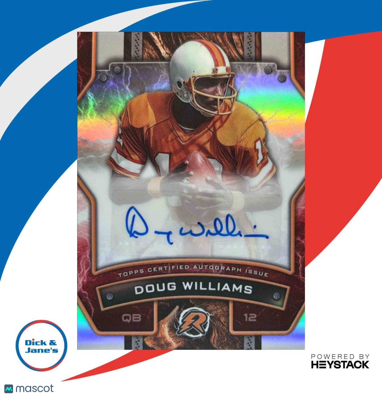2024 Topps Resurgence Doug Williams Signature #RS-DW Auto Tampa Bay Buccaneers - Sports Cards