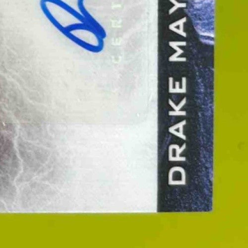 2024 Topps Resurgence Drake Maye Rookie Patch Auto White Surge 54/125 Patriots - Sports Cards