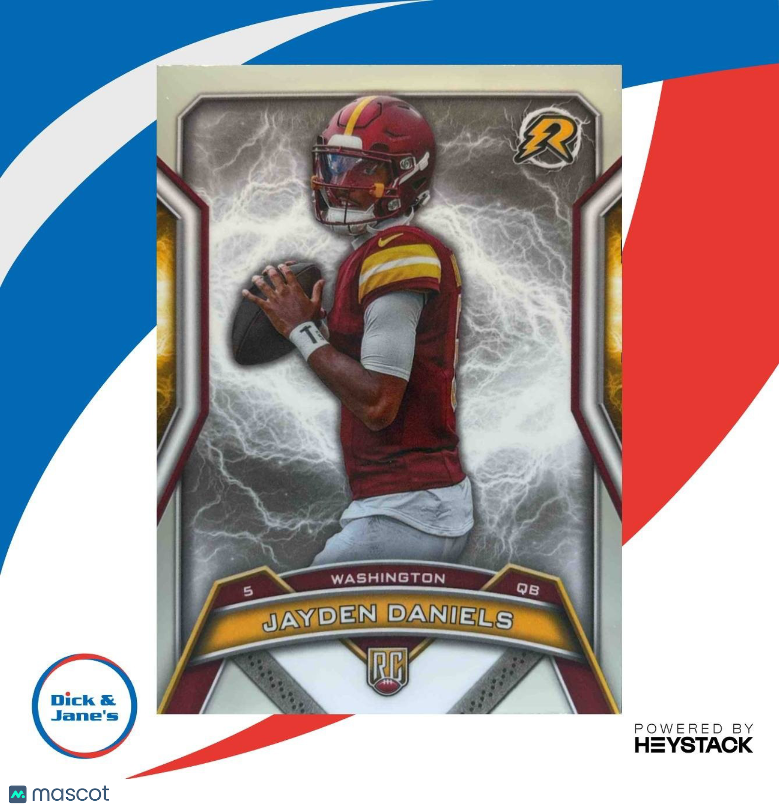 2024 Topps Resurgence Jayden Daniels #196 RC Washington Commanders - Sports Cards