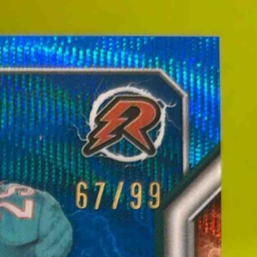 2024 Topps Resurgence Jaylen Wright Rookie Signature Blue Surge 67/99 Dolphins - Sports Cards