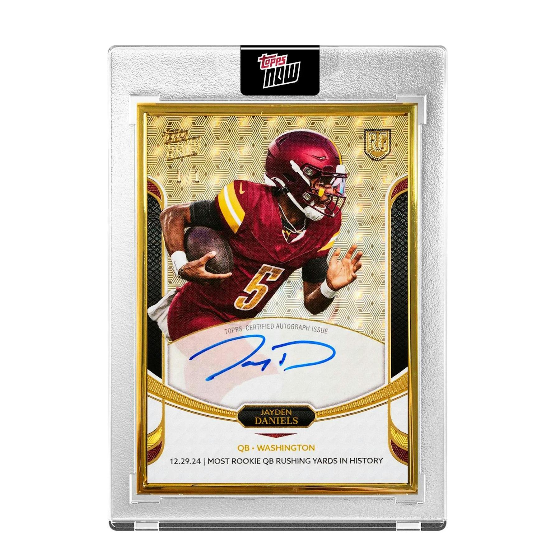 2024 Topps NOW Rookie Campaign Quarterbacks Football Box (1 Auto)