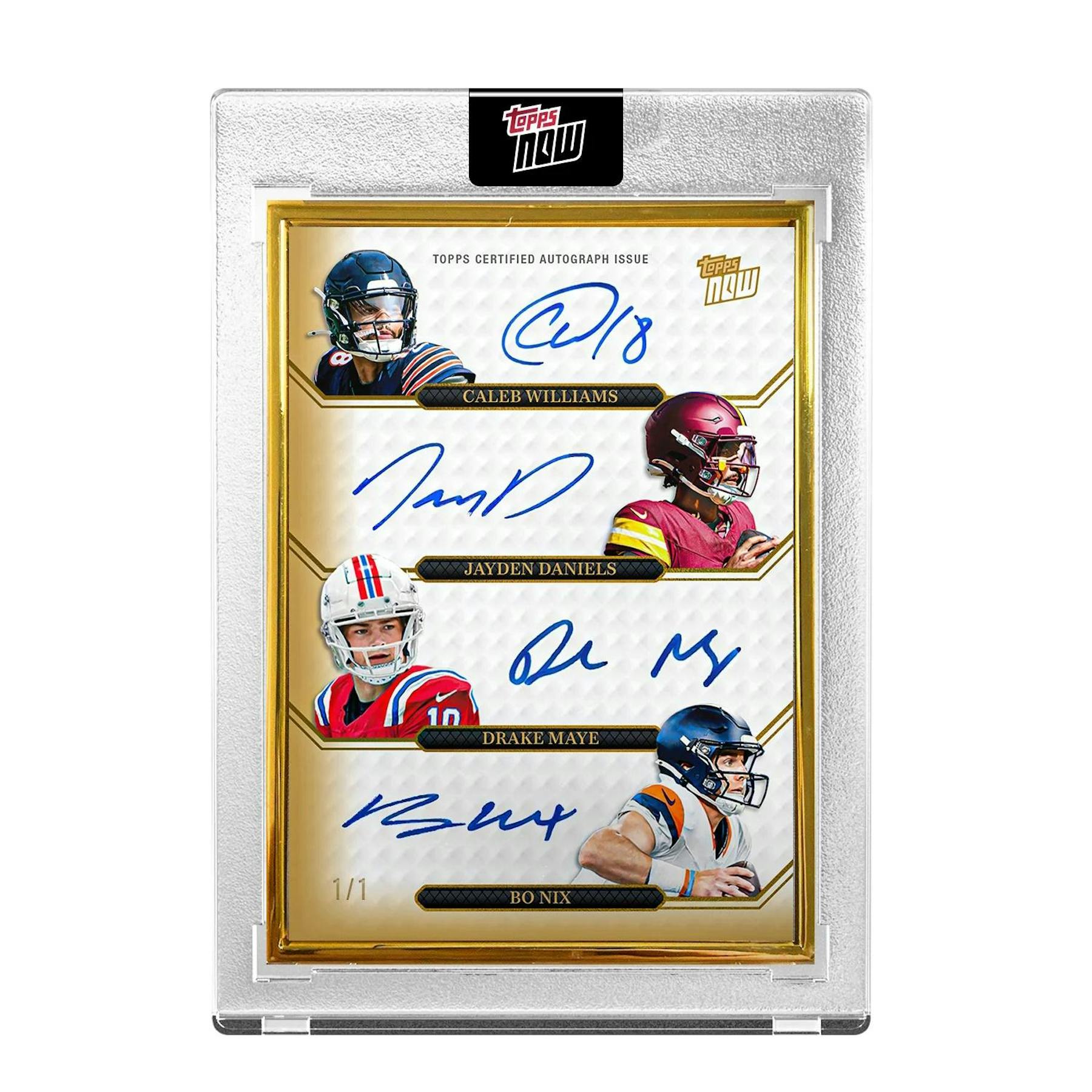 2024 Topps NOW Rookie Campaign Quarterbacks Football Box (1 Auto)