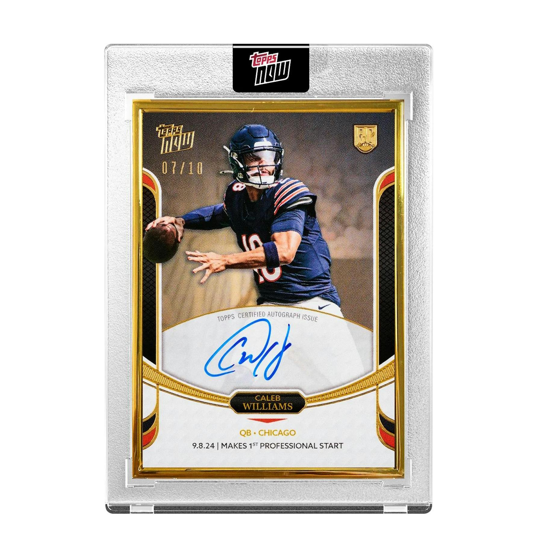 2024 Topps NOW Rookie Campaign Quarterbacks Football Box (1 Auto)