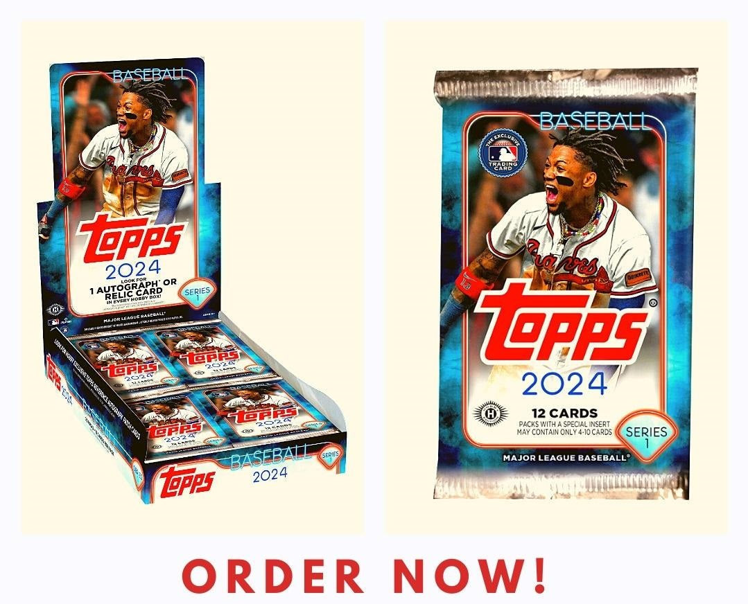 2024 Topps Series 1 Baseball Hobby Box (24 Packs/Box) - MLB hobby