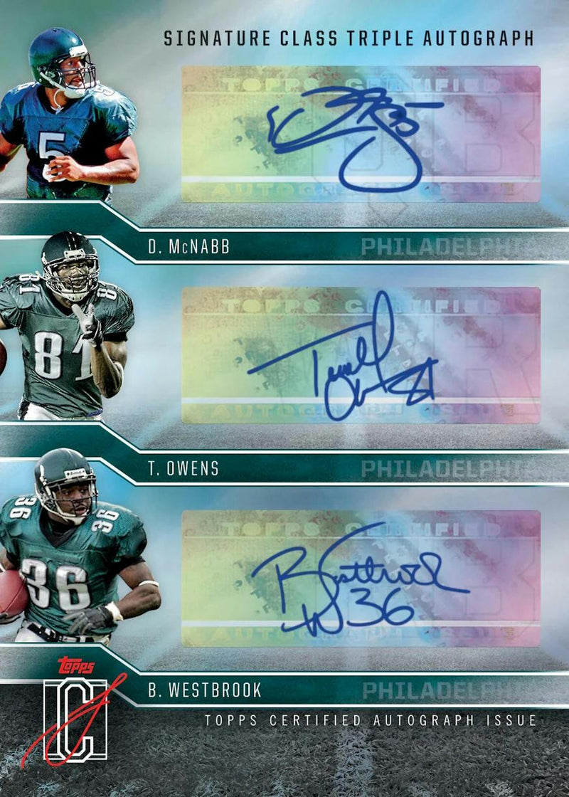 2024 Topps Signature Class Football Blaster Box (Red, Yellow & Bronze Parallels)
