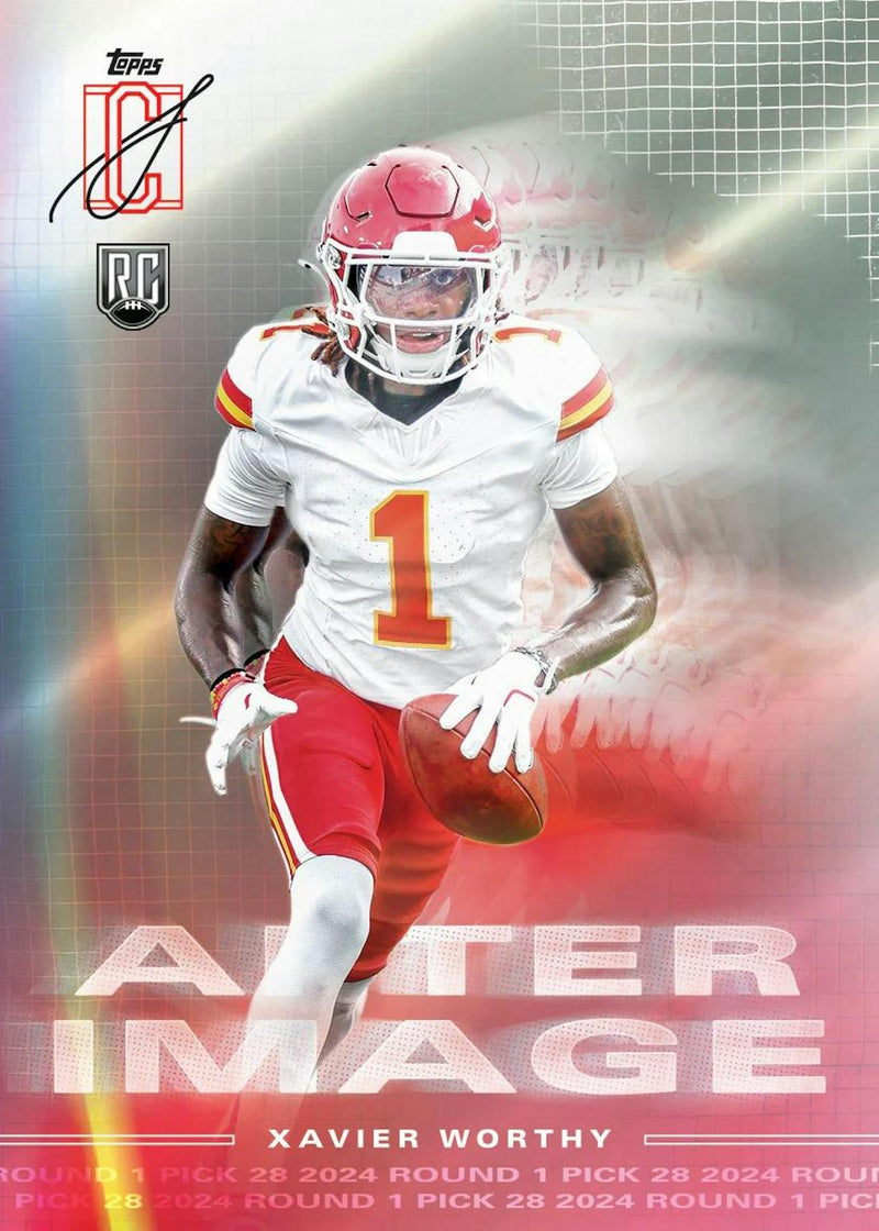 2024 Topps Signature Class Football Blaster Box (Red, Yellow & Bronze Parallels)