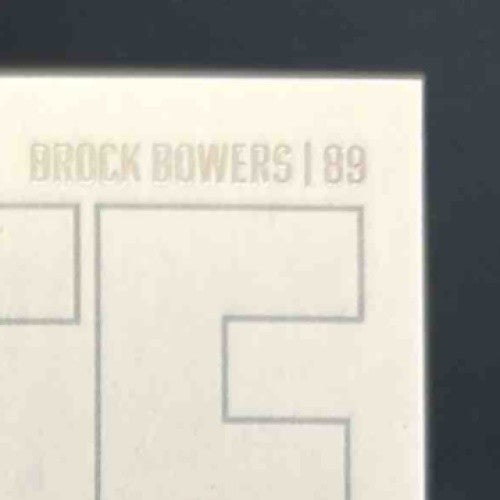 2024 Topps Signature Class Brock Bowers Rookie I Auto RC Las Vegas Raiders - Sports Cards