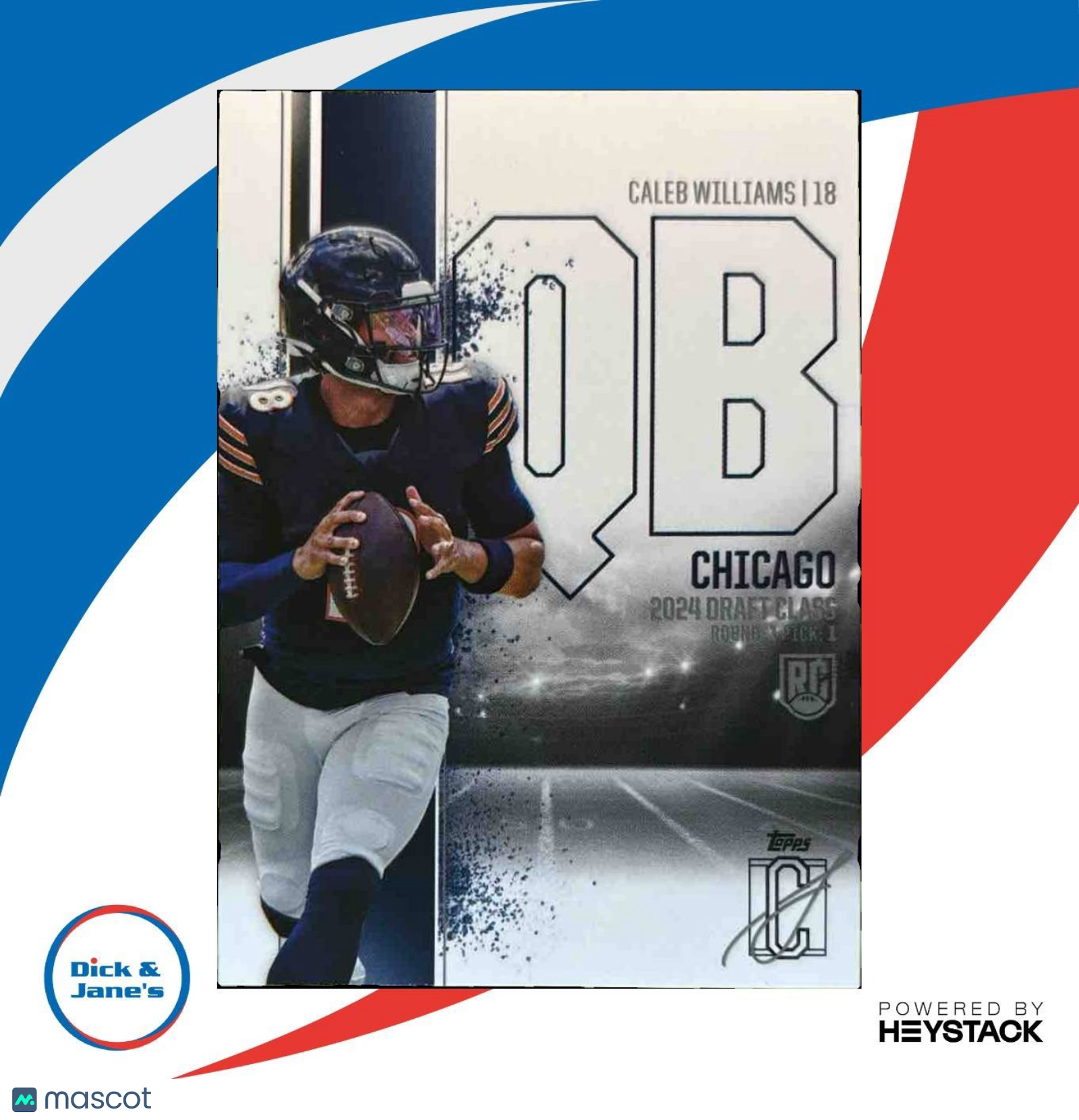 2024 Topps Signature Class Caleb Williams #84 RC Chicago Bears - Sports Cards