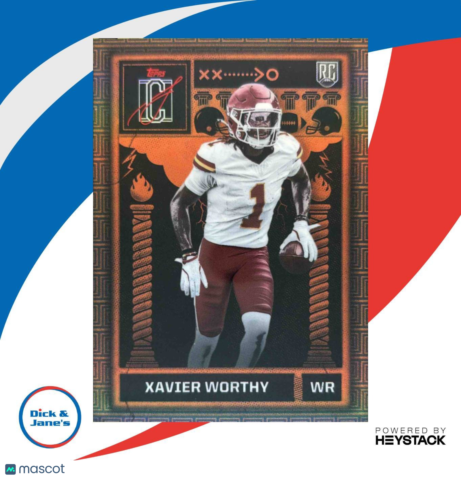 2024 Topps Signature Class Xavier Worthy Odyssey #O-8 RC Kansas City Chiefs - Sports Cards