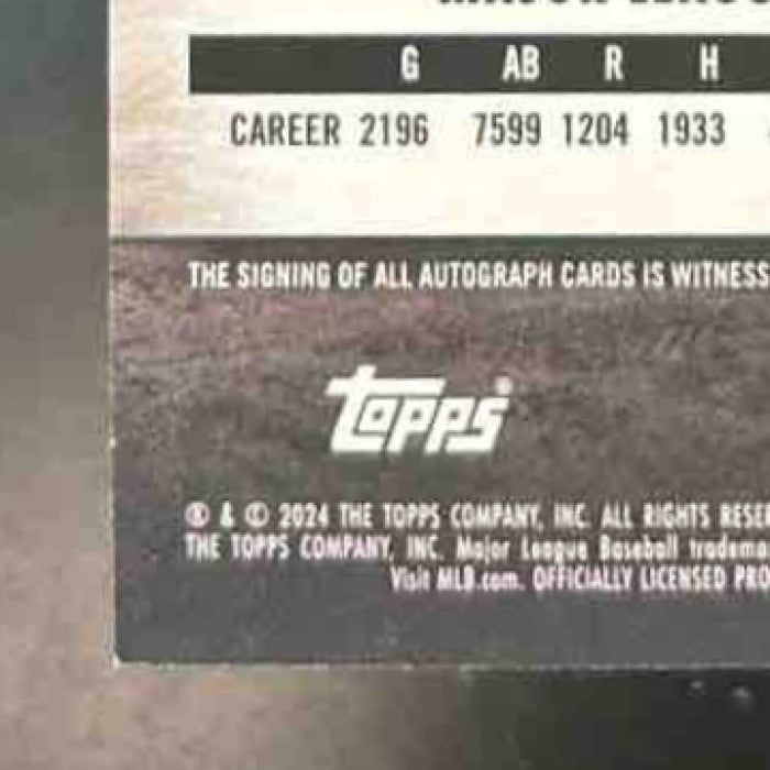 2024 Topps Stadium Club Andruw Jones Auto #SCBA-AJ Atlanta Braves - Sports Cards