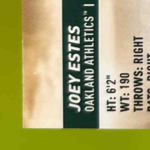 2024 Topps Stadium Club Joey Estes Auto #SCBA-JE RC Oakland Athletics - Sports Cards