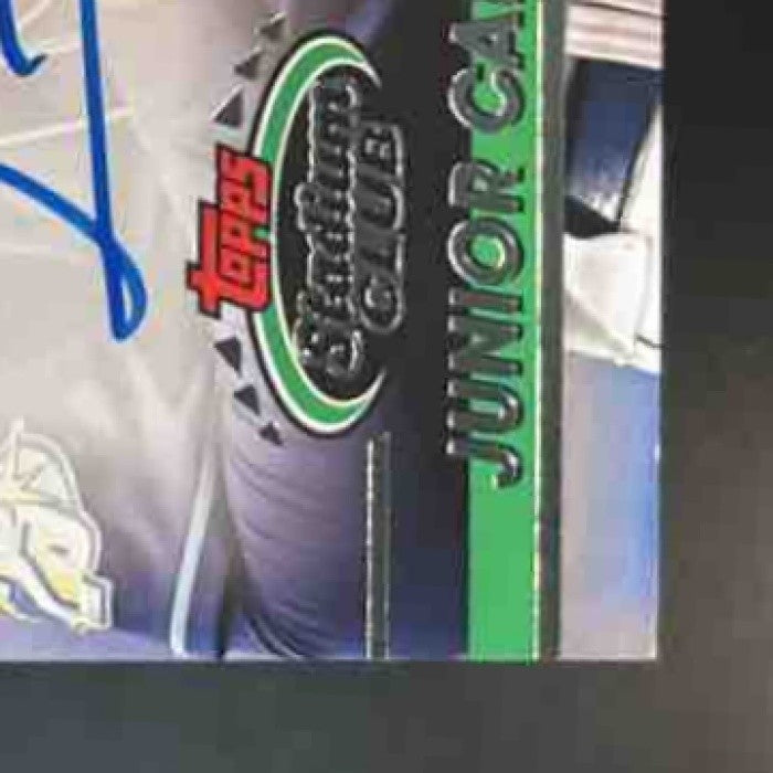 2024 Topps Stadium Club Junior Caminero Design Variations Auto /50 RC Rays - Sports Cards