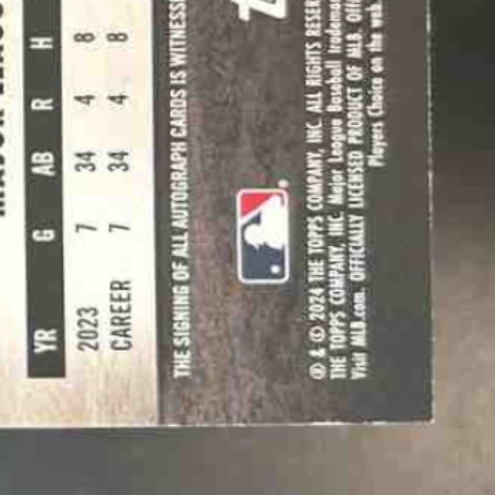 2024 Topps Stadium Club Junior Caminero Design Variations Auto /50 RC Rays - Sports Cards