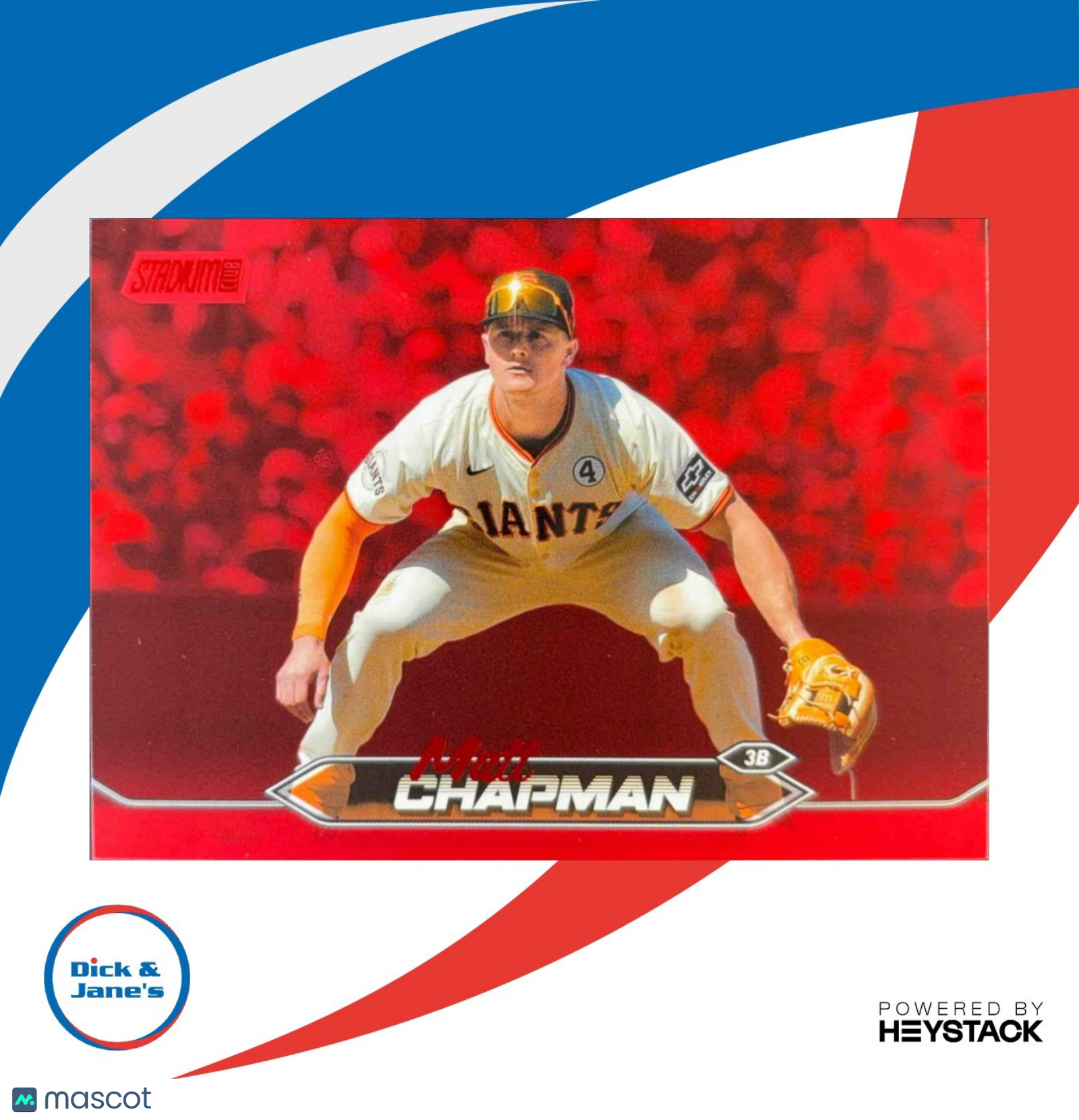 2024 Topps Stadium Club Matt Chapman Red Foil #218 San Francisco Giants - Sports Cards