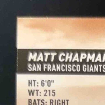 2024 Topps Stadium Club Matt Chapman Red Foil #218 San Francisco Giants - Sports Cards