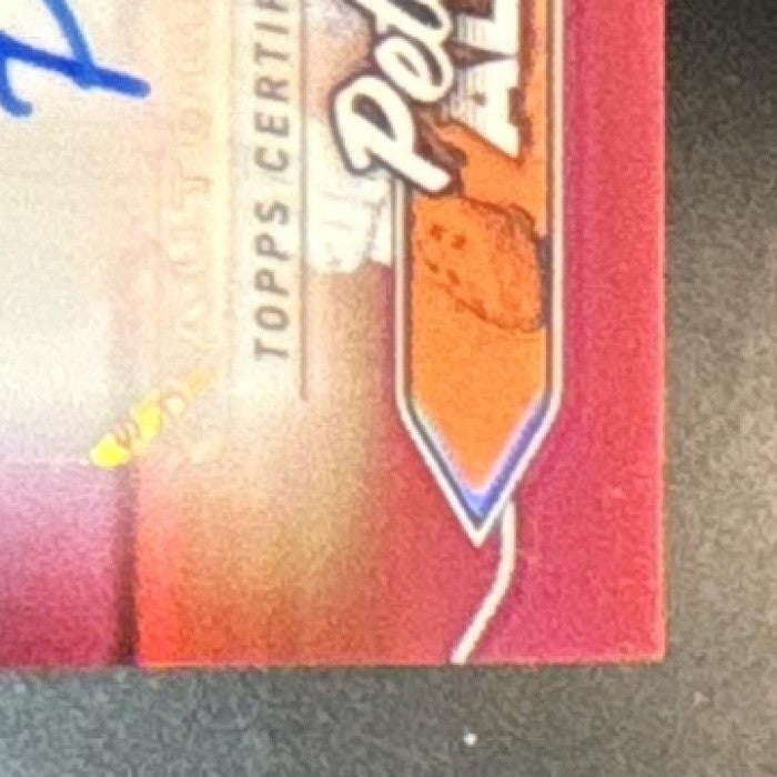 2024 Topps Stadium Club Pete Alonso Chrome Auto Red Refractor 1/25 Mets - Sports Cards