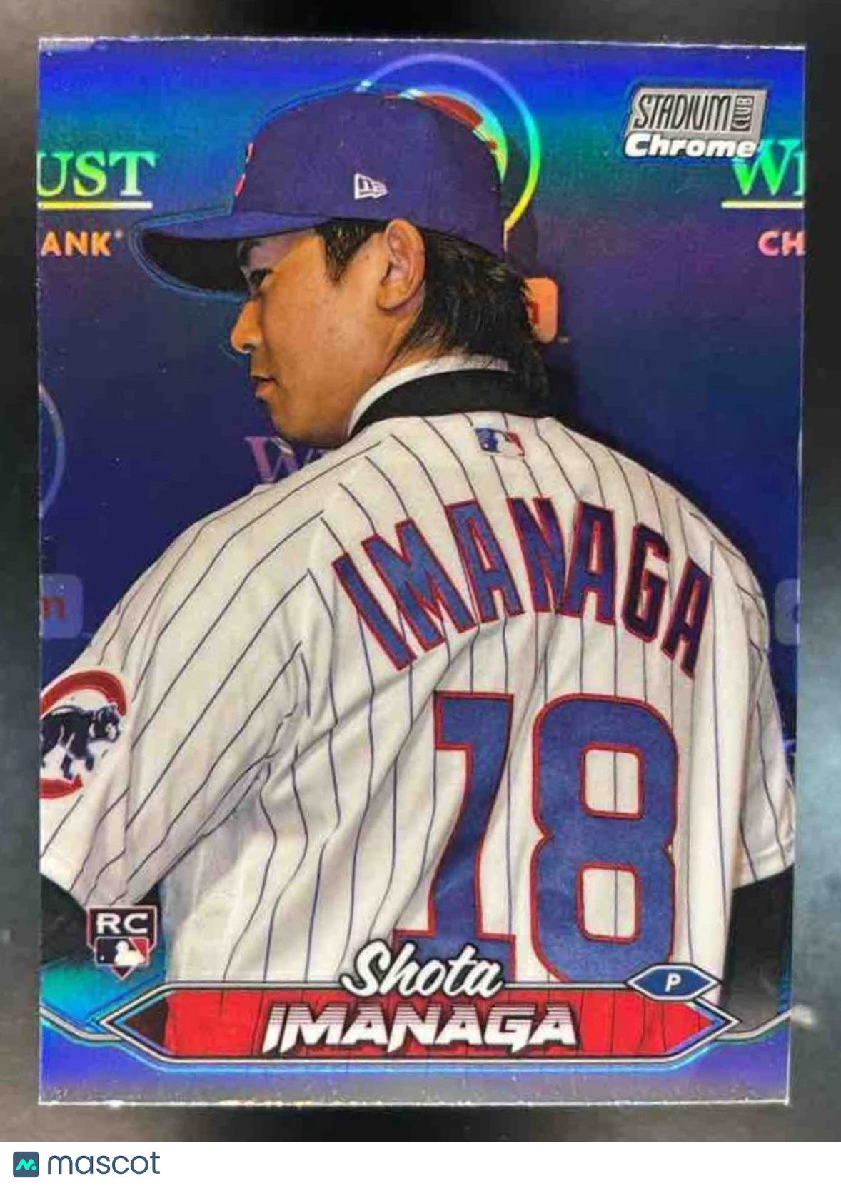2024 Topps Stadium Club Shota Imanaga Chrome Refractor #240 RC Chicago Cubs - Sports Cards