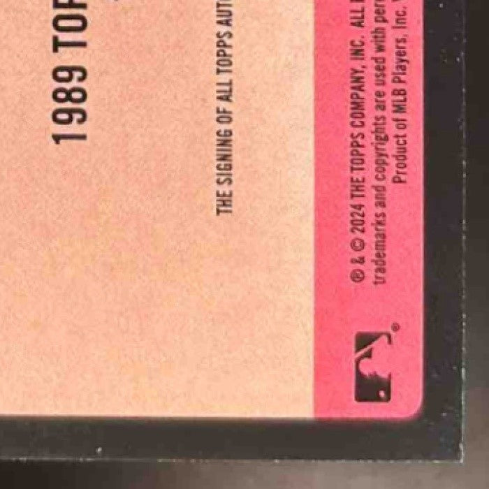 2024 Topps Steven Kwan 1989 Baseball 35th Anniversary Auto Gold /50 Guardians - Sports Cards