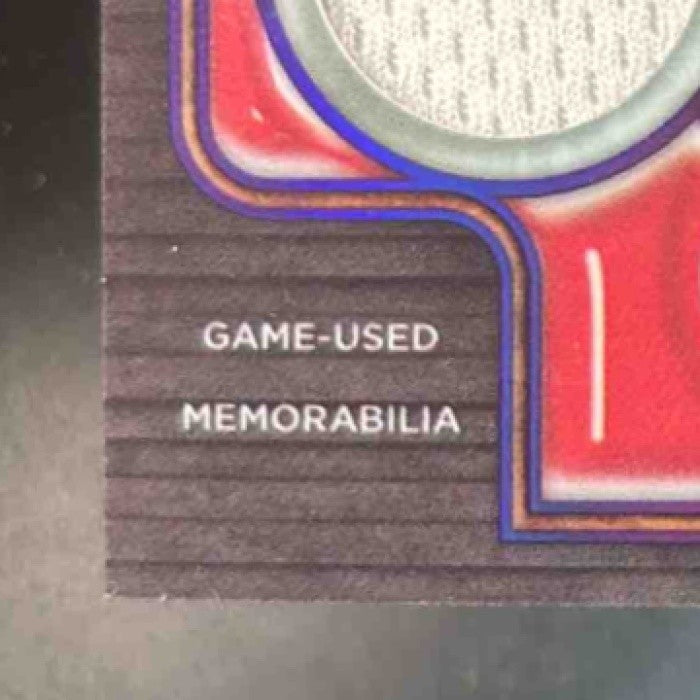 2024 Topps Tribute Mike Trout Triple Relics Purple /50 Los Angeles Angels - Sports Cards