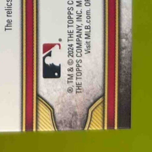 2024 Topps Triple Threads Freddie Freeman Relic Amethyst /27 Los Angeles Dodgers - Sports Cards