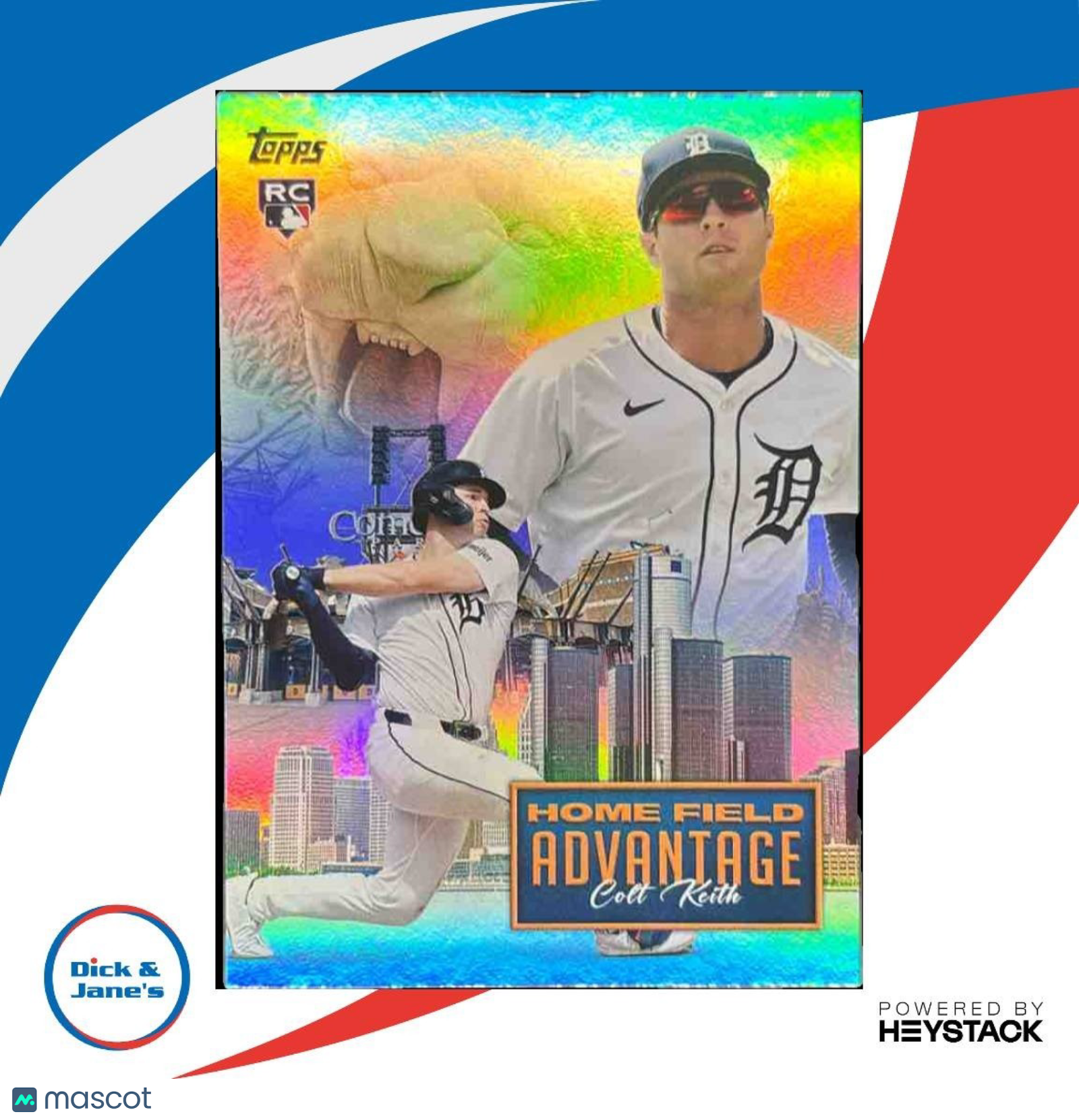 2024 Topps Update Colt Keith Homefield Advantage #HFA-37 Detroit Tigers - Sports Cards