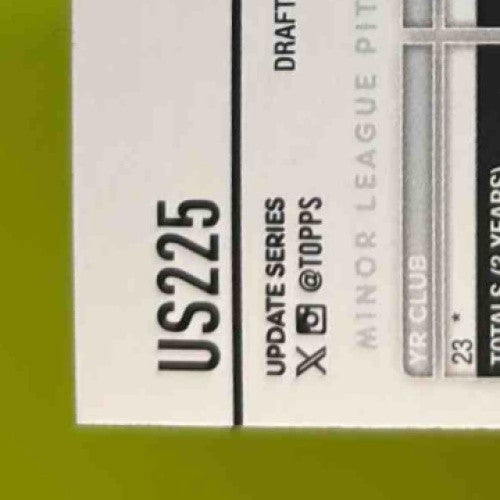 2024 Topps Update Nick Nastrini Red Crackle Foilboard /199 #US225 RC White Sox - Sports Cards