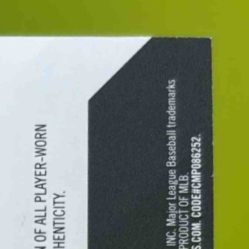 2024 Topps Update Pete Crow-Armstrong Major League Material MEM Chicago Cubs - Sports Cards