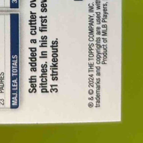 2024 Topps Update Seth Lugo Blue Holofoil 279/999 #US293 Kansas City Royals - Sports Cards