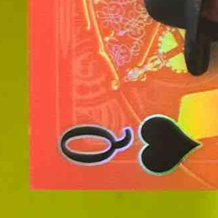 2024 Wild Card 5 Card Stacked Deck Orange /5 Auto PJ Morlando Queen of Hearts - Sports Cards