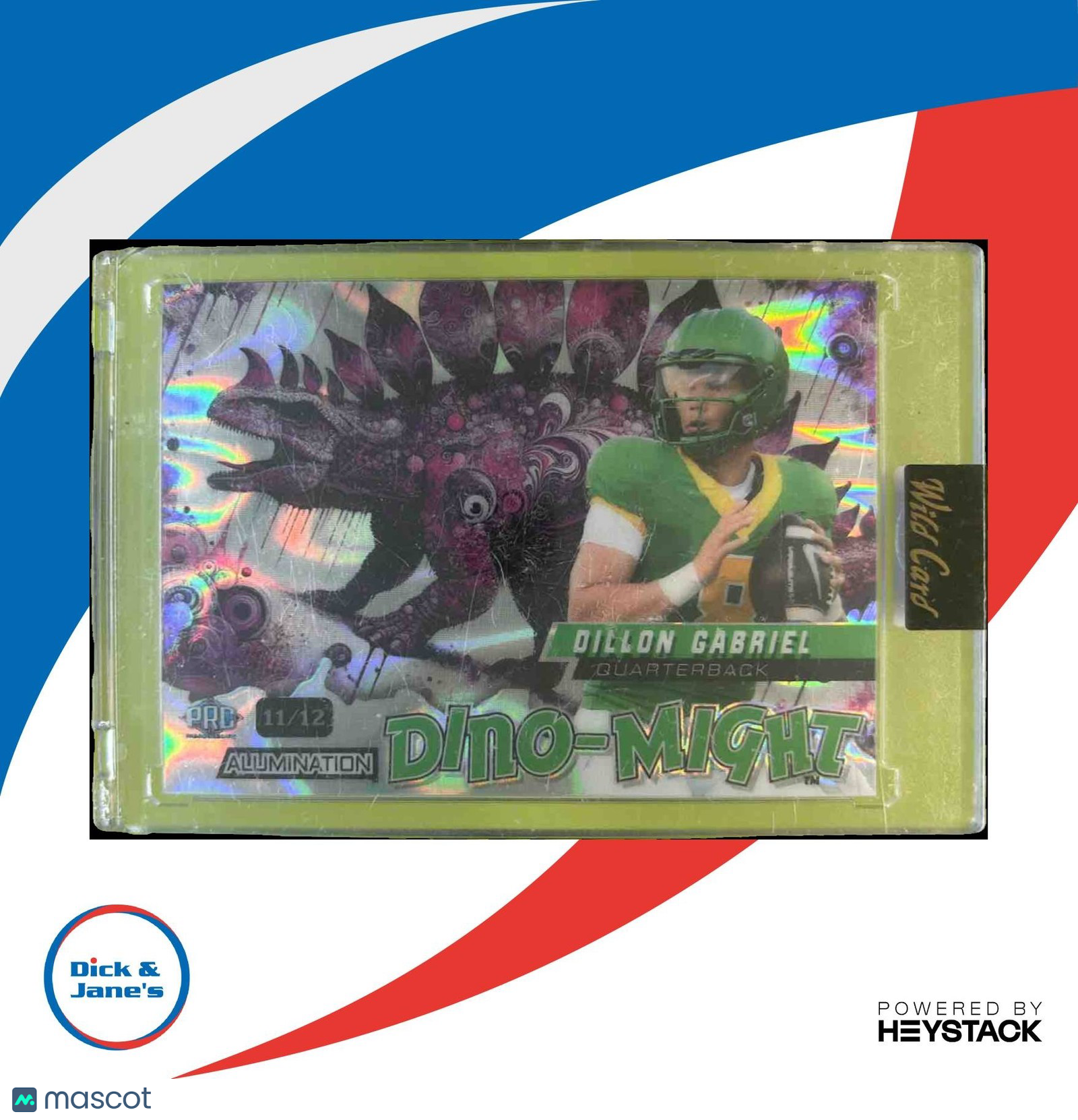 2024 Wild Card Alumination DinoMight Dillon Gabriel Stegosaurus /12 - Sports Cards