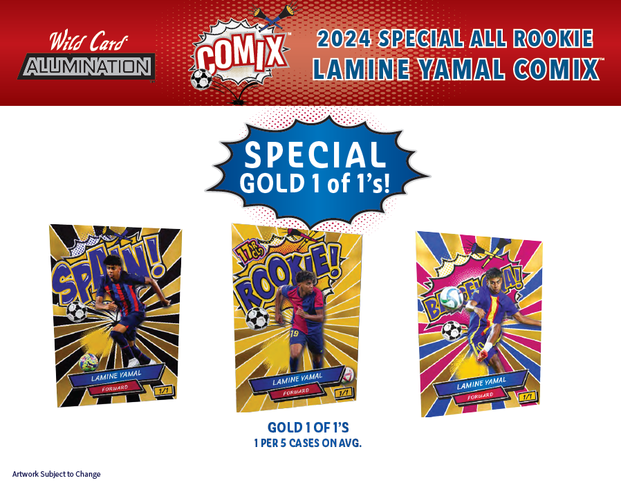 2024 Wild Card Alumination Lamine Yamal Rookie Comix 2024 Wild Card Alumination Lamine Yamal Rookie Comix