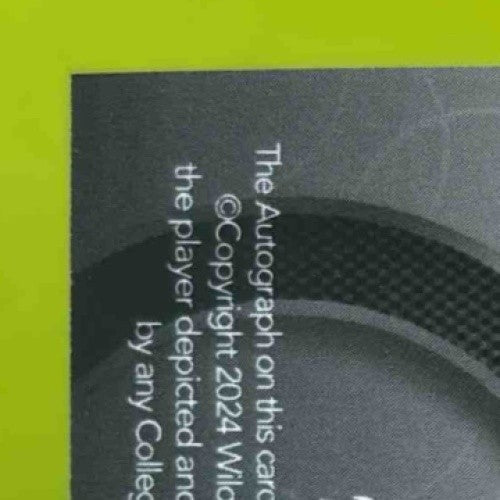 2024 Wild Card Automania American Tory Horton Green /10 Auto Rams - Sports Cards