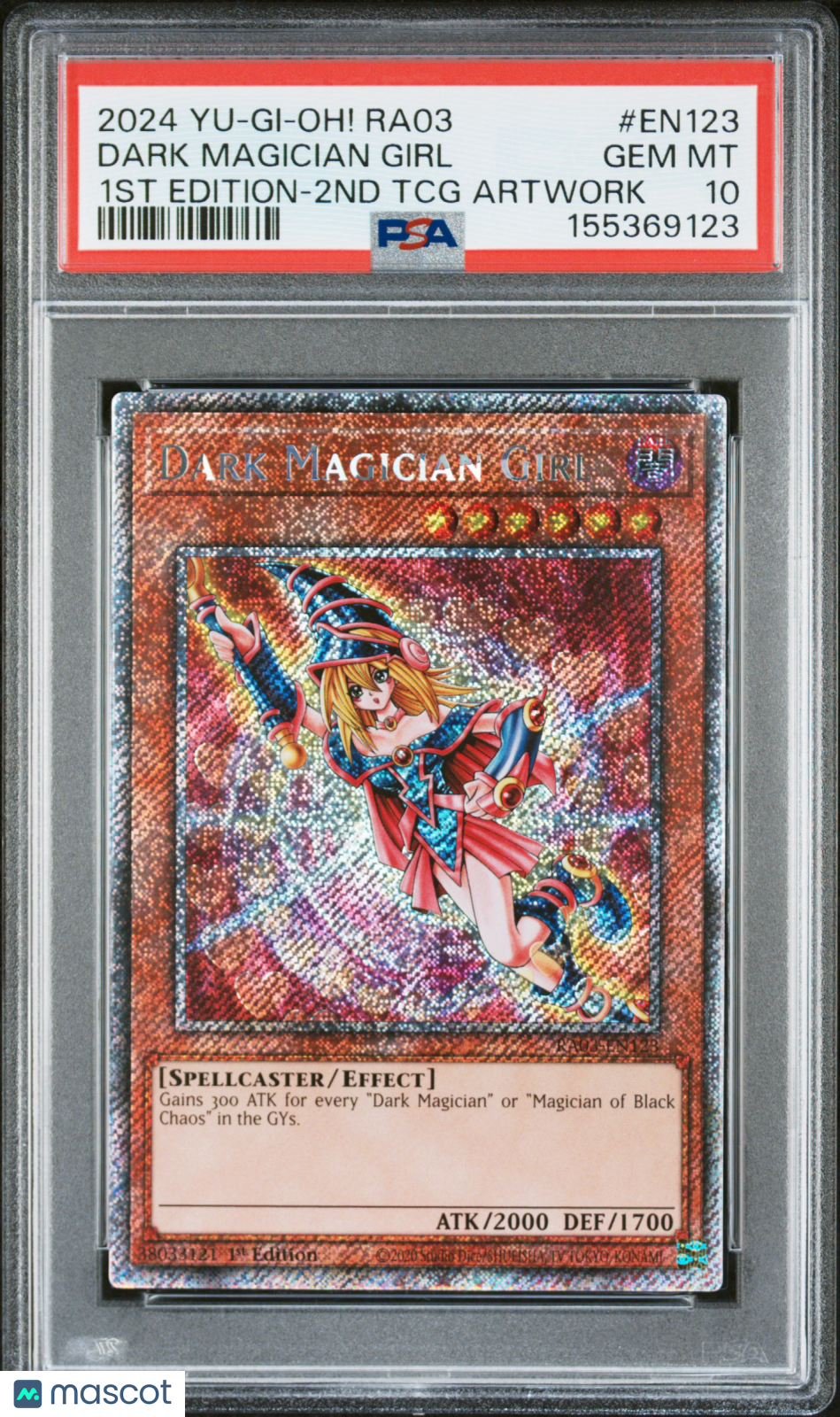 2024 Yu-Gi-Oh! Quarter Century Bonanza Dark Magician Girl #EN123 1st Ed PSA 10 - Graded TCG/CCG