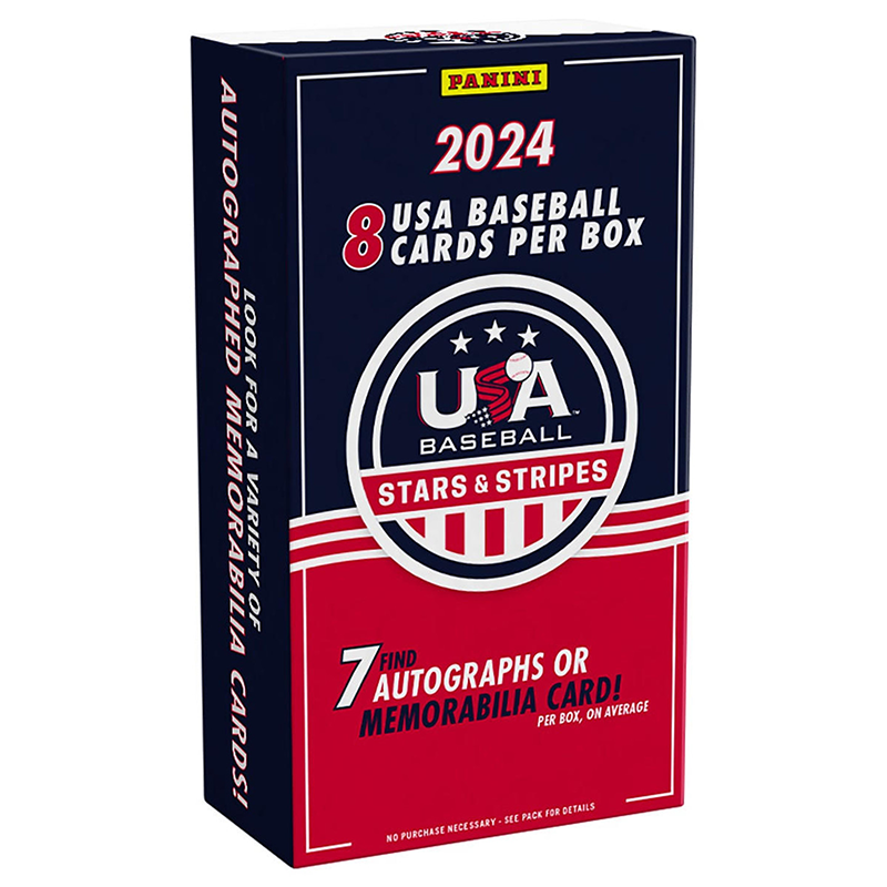 2024 Panini USA Stars & Stripes Baseball Hobby Box (7 Autos or Mem)