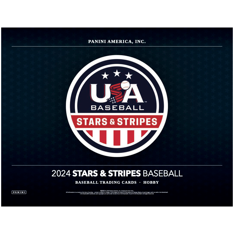 2024 Panini USA Stars & Stripes Baseball Hobby Box (7 Autos or Mem)