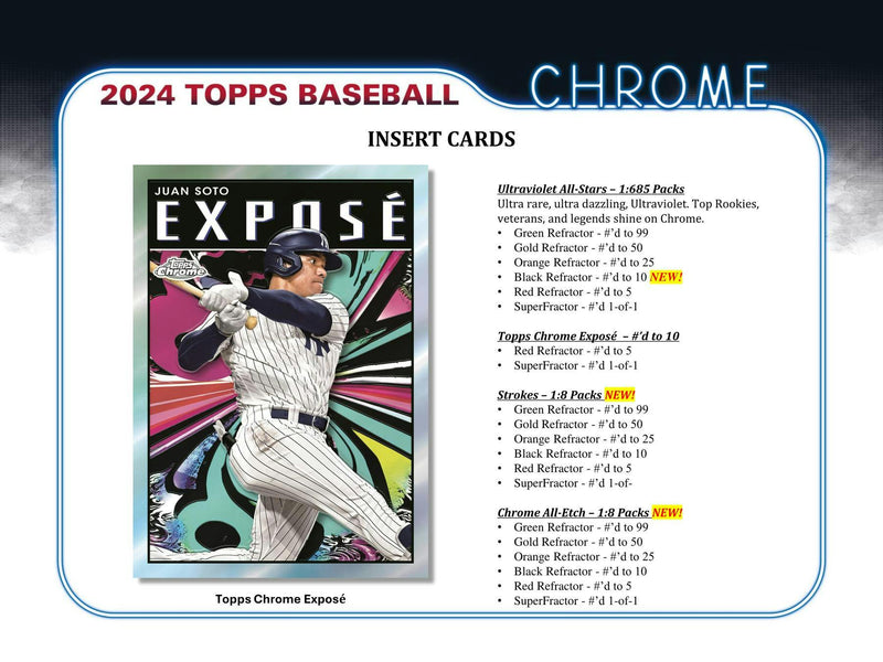 JUMBO 2024 Topps Chrome MLB Baseball Hobby HTA Jumbo Box (3 Autos) MVP BUYBACK