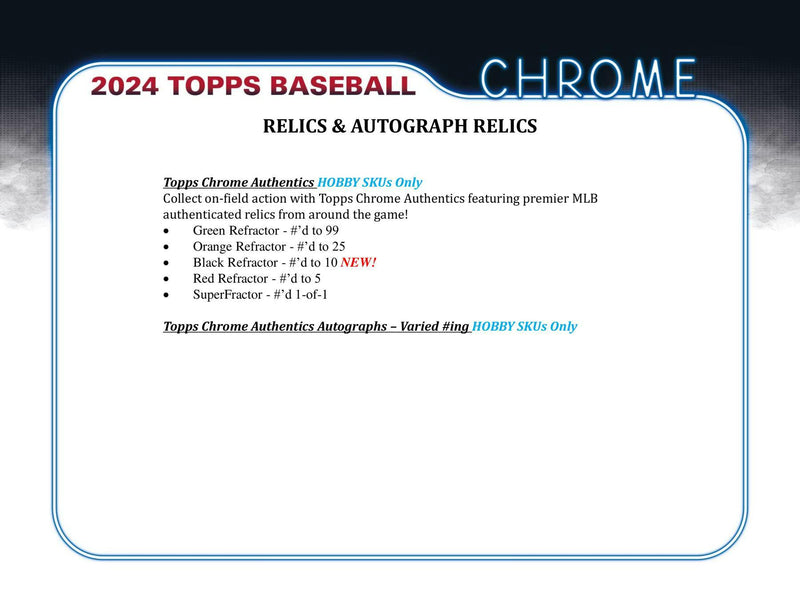 JUMBO 2024 Topps Chrome MLB Baseball Hobby HTA Jumbo Box (3 Autos) MVP BUYBACK