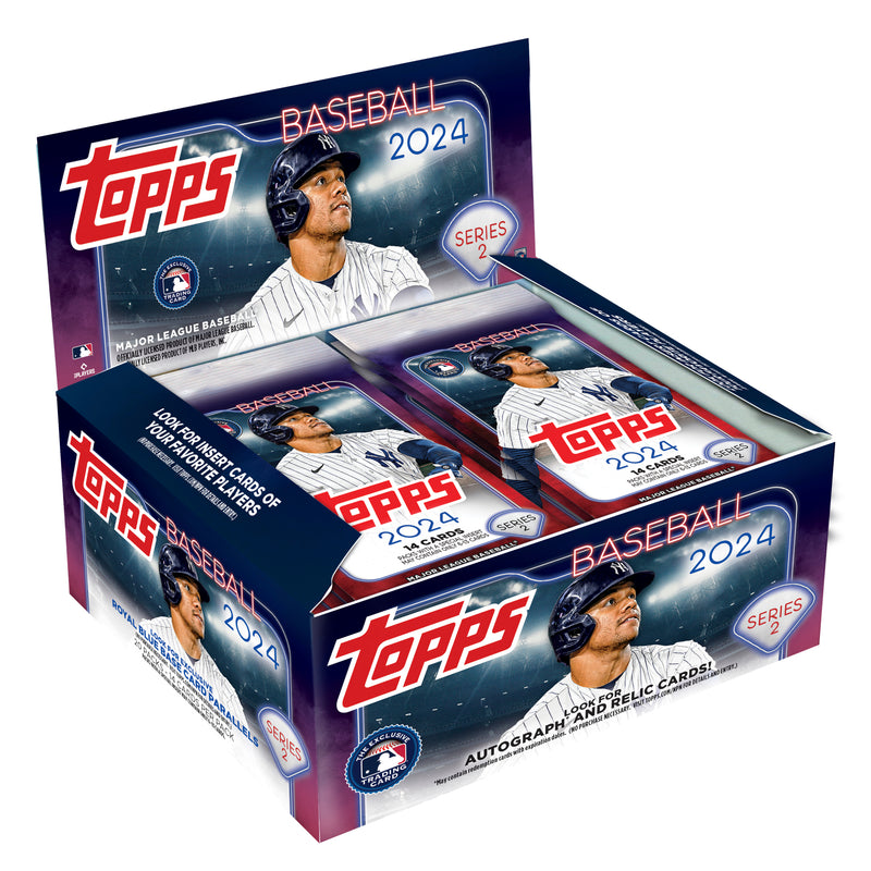 Jumbo Packs Lots of 2024 Topps Series 2 Hobby HTA JUMBO Baseball (40 Card Pack)