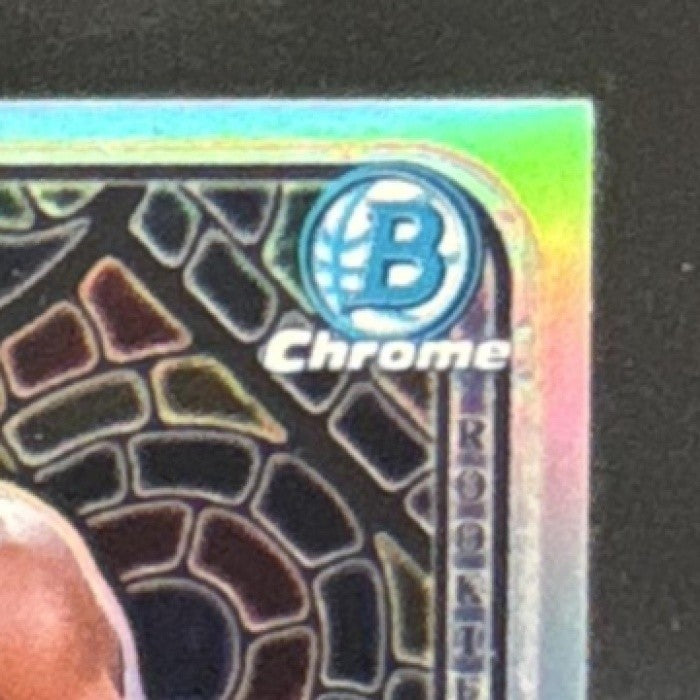 2025-2026 Bowman VJ Edgecombe Chrome Etched In Glass Variation SP RC 76ers - Sports Cards
