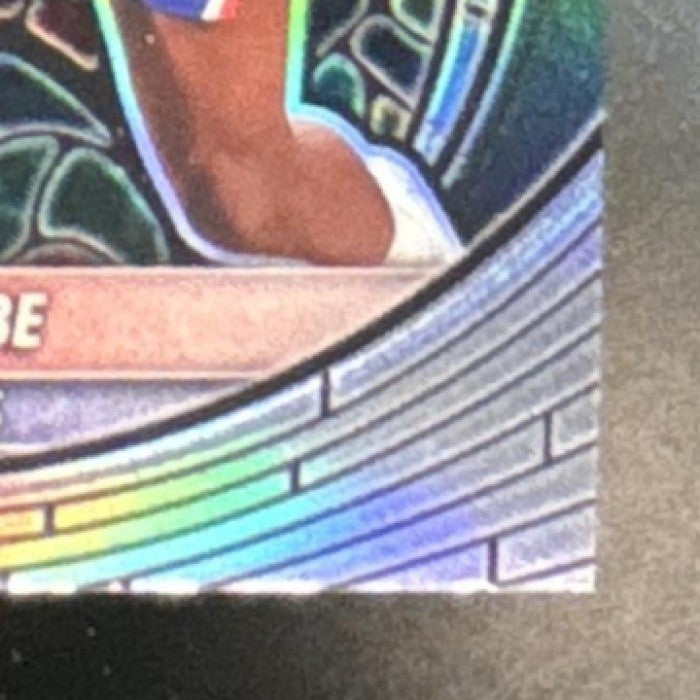 2025-2026 Bowman VJ Edgecombe Chrome Etched In Glass Variation SP RC 76ers - Sports Cards