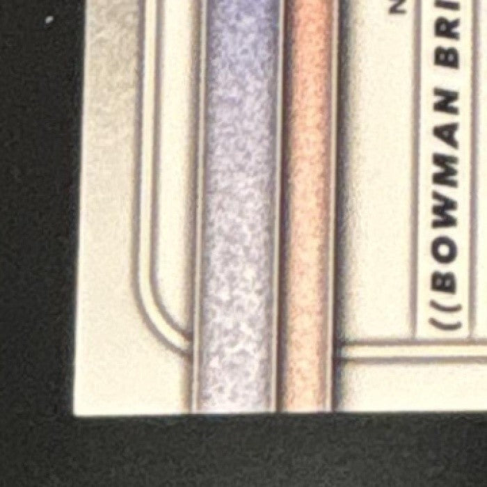 2025-2026 Bowman VJ Edgecombe Chrome Etched In Glass Variation SP RC 76ers - Sports Cards