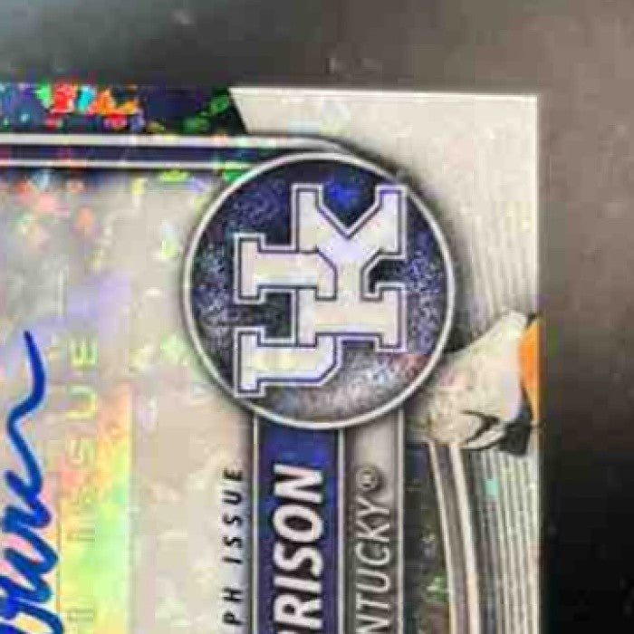 2025-26 Bowman Brandon Garrison Chrome Prospect Auto Mini Diamond /100 Wildcats - Sports Cards