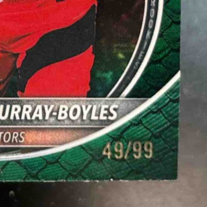 2025-26 Bowman Collin Murray-Boyles Chrome Reptilian Green /99 RC Toronto Raptor - Sports Cards