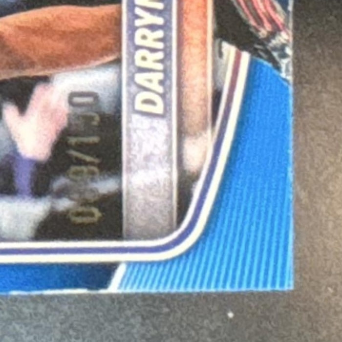2025-26 Bowman Darryn Peterson Blue /150 #BPP-2 1st Prospect Kansas Jayhawks - Sports Cards